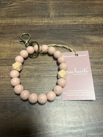 Three Hearts Key Ring Teether