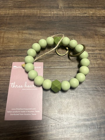 Three Hearts Key Ring Teether