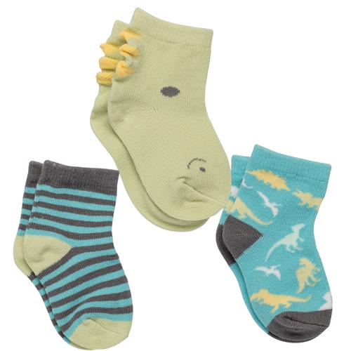 Stephen Joseph - 3 Piece Sock Set (Dino)