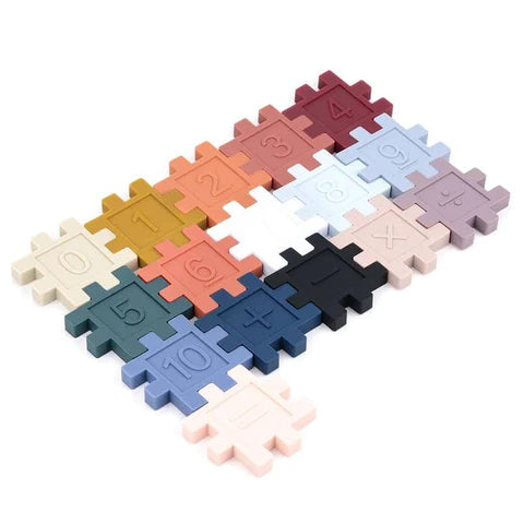 Three Hearts Number Silicone Puzzle