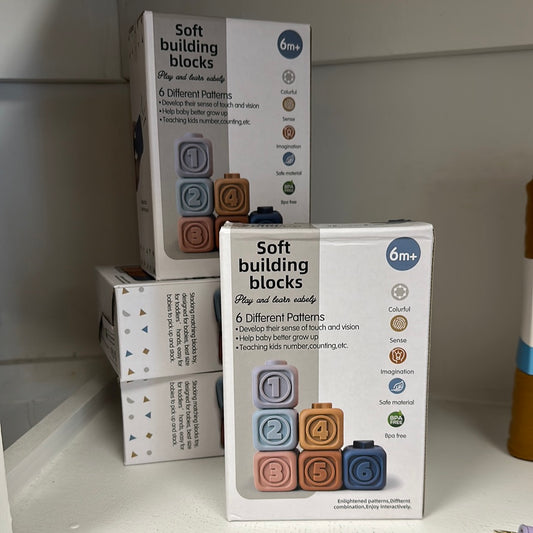 Three Hearts Soft Building Blocks