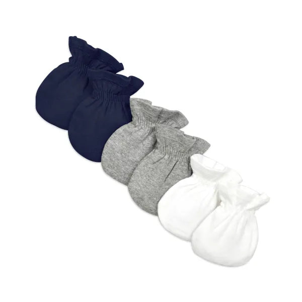 Burts Bees Organic Cotton Baby Mittens 3 Pack