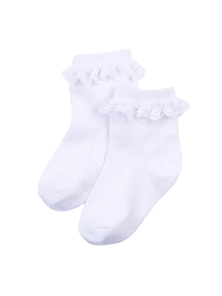 Ruffle Ankle Socks 3pk