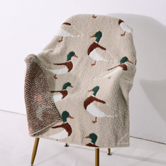Simple Mallard Cheille Blanket
