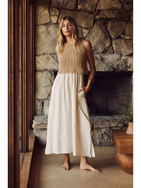 Chunky Sweater Midi Dress