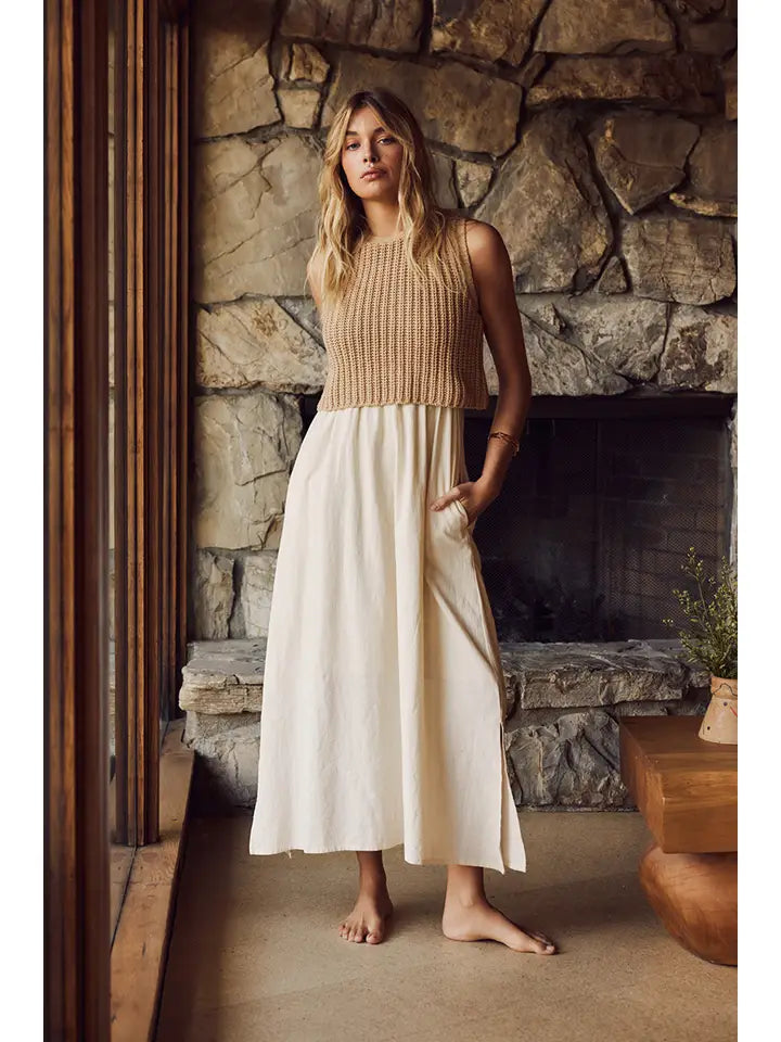 Chunky Sweater Midi Dress