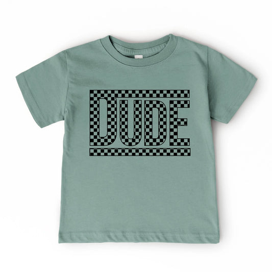 Sage Check Dude Tee