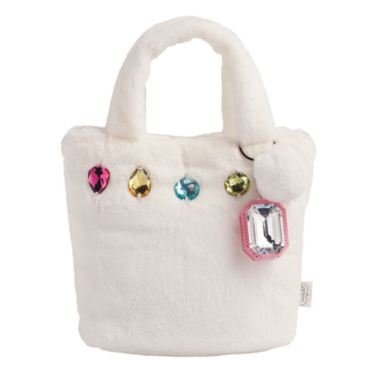 Fuzzy Rhinestone Purse