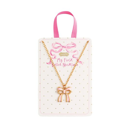Pink Bow Necklace