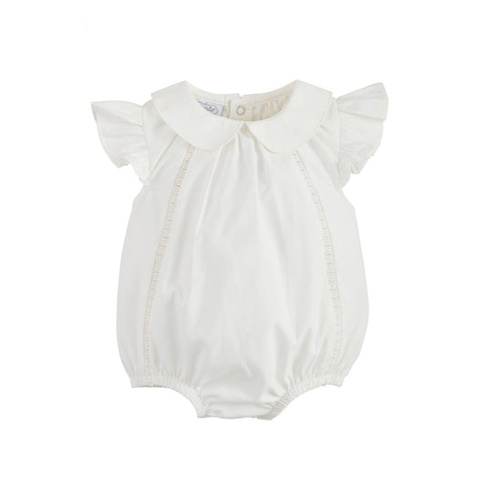 White Collared Poplin