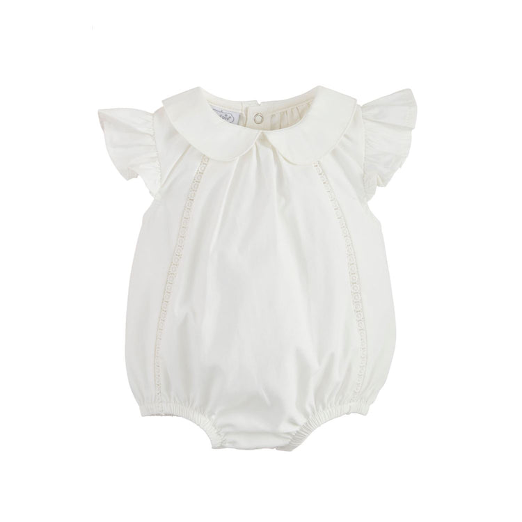 White Collared Poplin