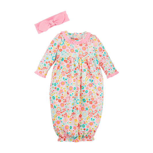 Rainbow Floral Take Me Home Set 0-3 Months