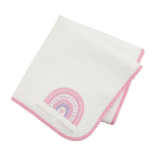Rainbow Quilted Blanket