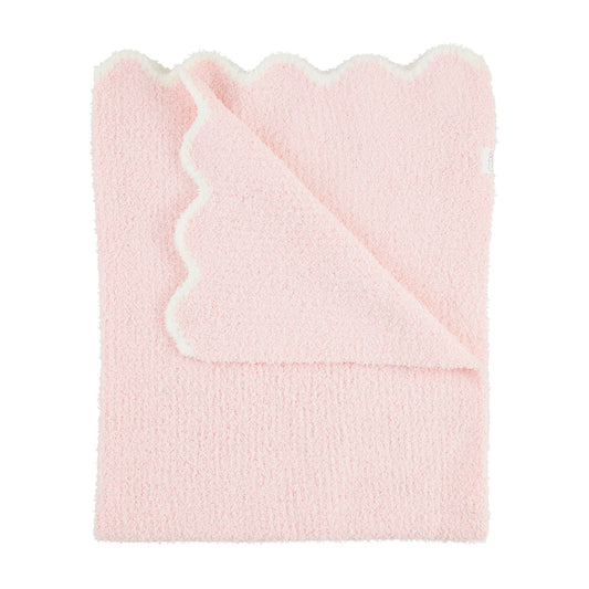Scalloped Chenille Blanket
