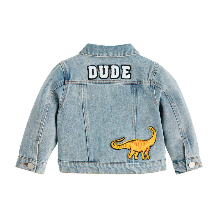 Boys Denim Patch Jacket