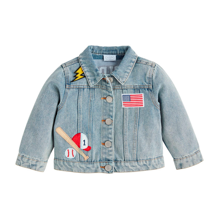 Boys Denim Patch Jacket