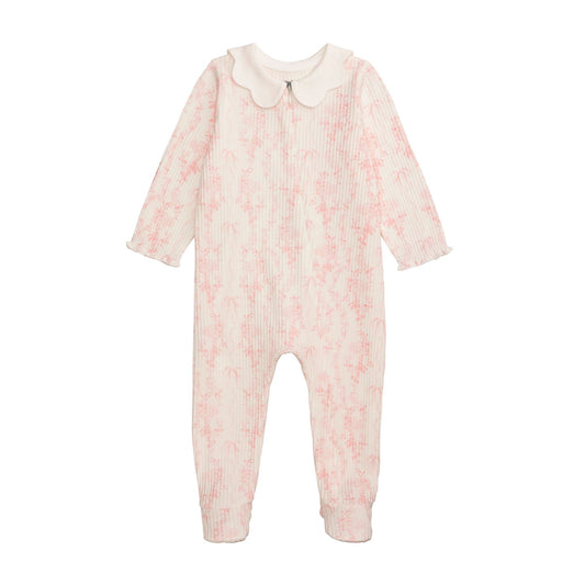 Floral Scalloped Sleeper