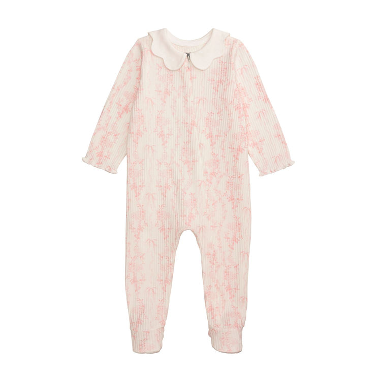Floral Scalloped Sleeper