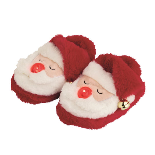 Santa Light Up Slippers
