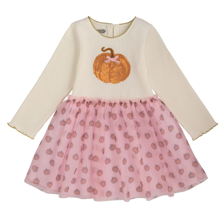 Sequin Pumpkin Tutu Dress