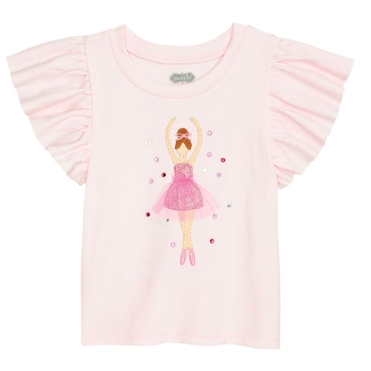 Dance Ballerina Ruffle Tee