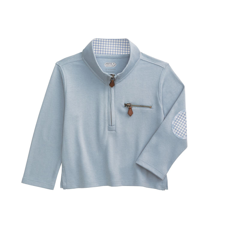Blue Quarter Zip