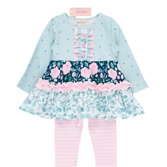Hearts & Stripes 2 Piece Set
