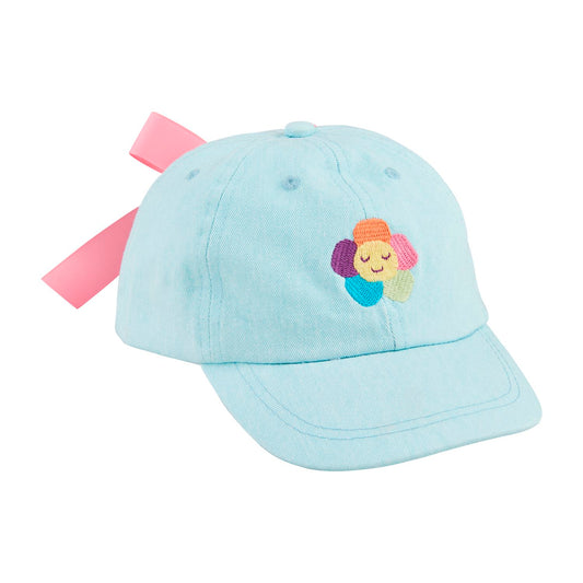 Flower Embroidered Hat (2T-5T)