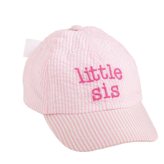 Little Sis Embroidered Hat (0-18M)