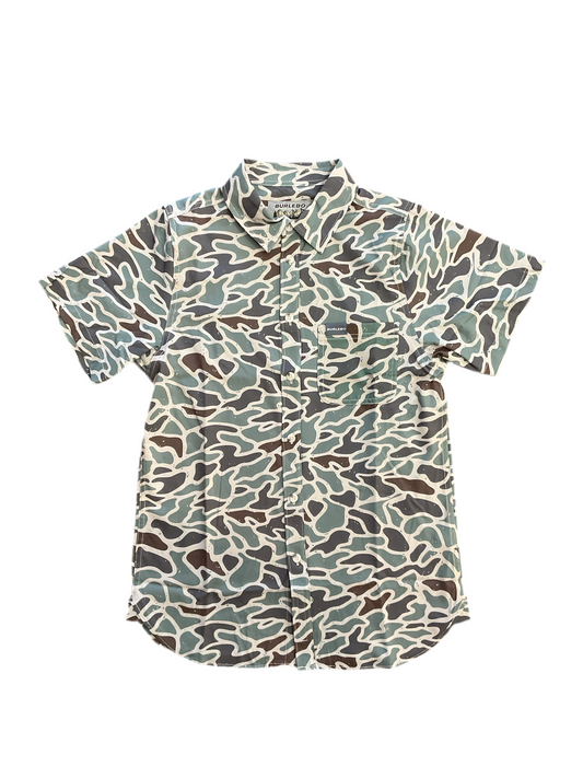 Retro Duck Camo Button Up