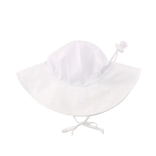 Kids White Sun Protective Hat