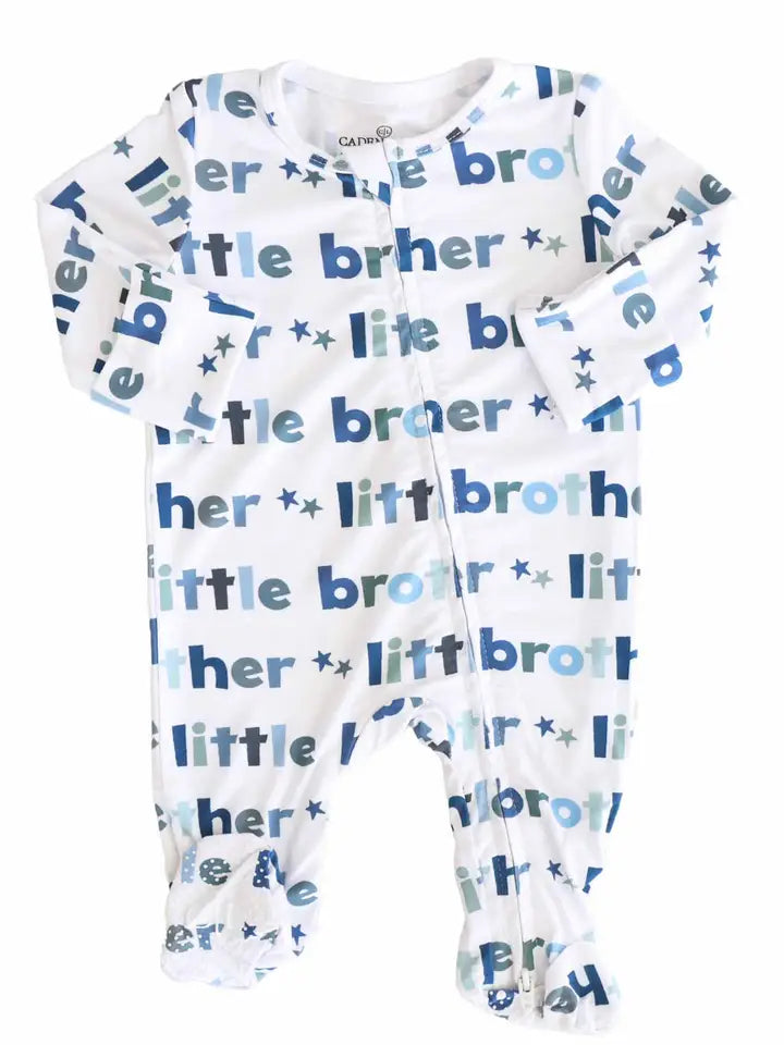 Little Brother Zip Footie