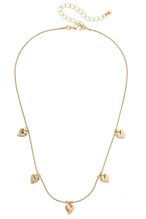 Kimmy Heart Charm Necklace