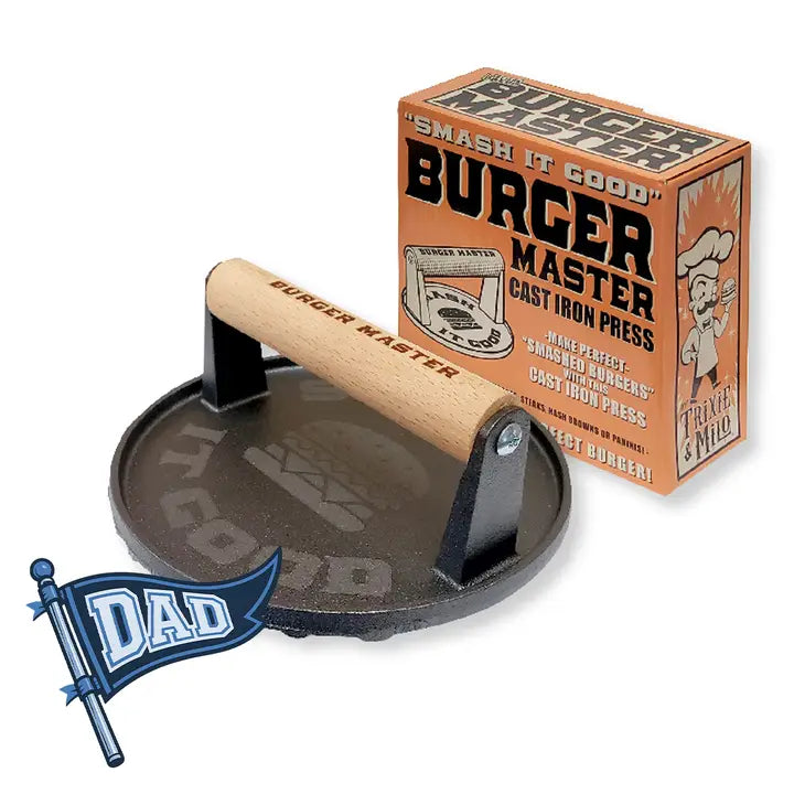 Burger Master Cast Iron Grill Press