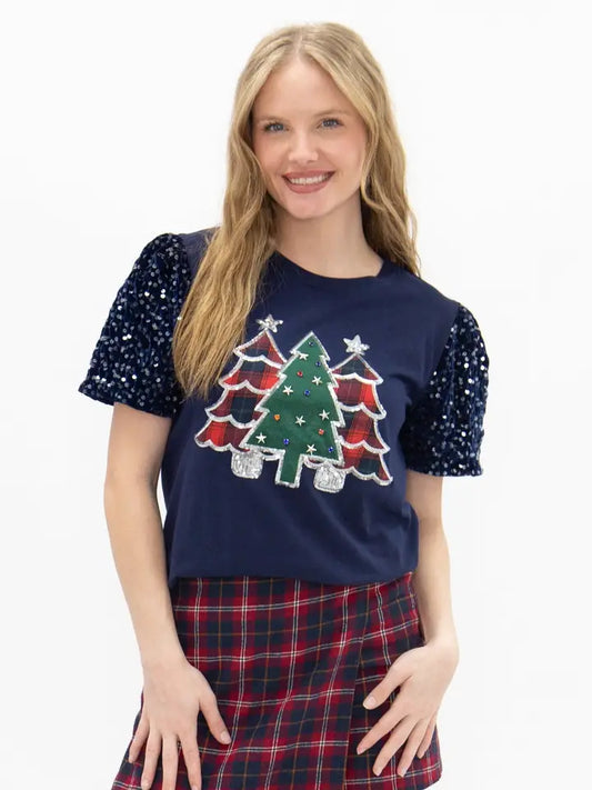 Festive Forest - Navy