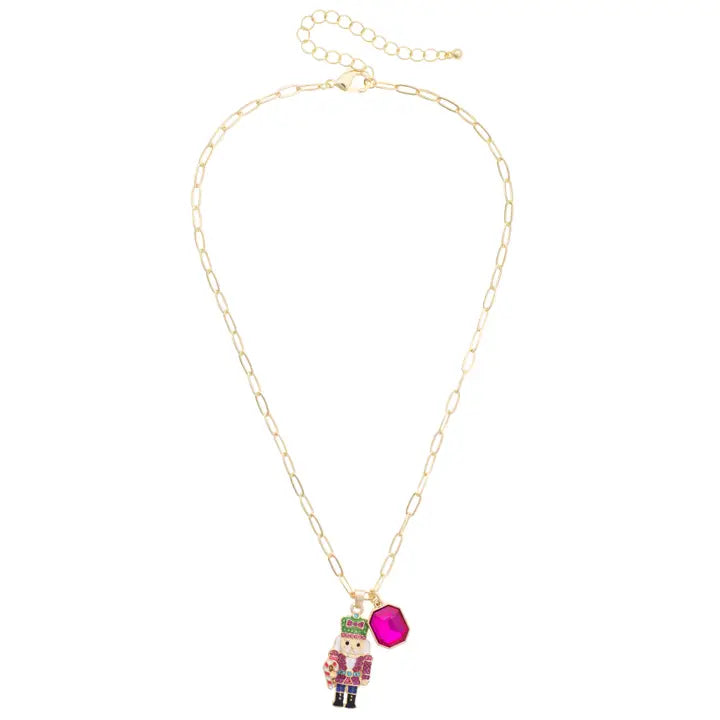 Swan Lake Nutcracker Paperclip Necklace