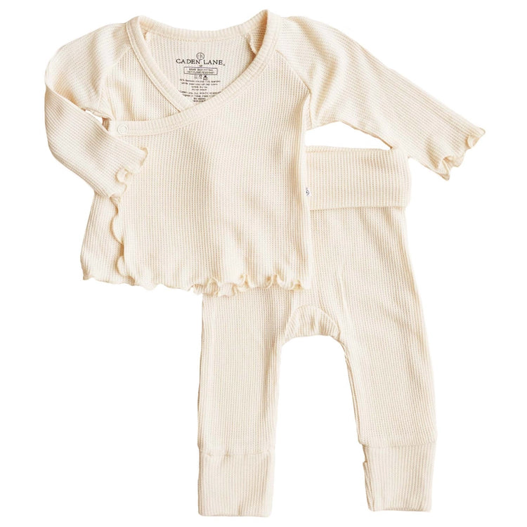 Newborn Waffle Crossover Set