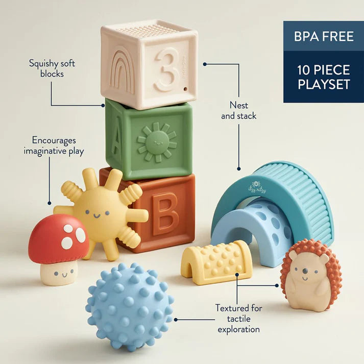 Itzy Ritzy Sensory Blocks Set