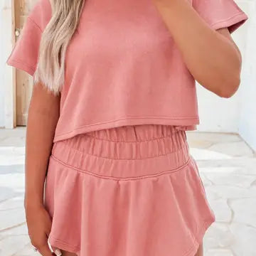 Reynah Skort Set - Pink