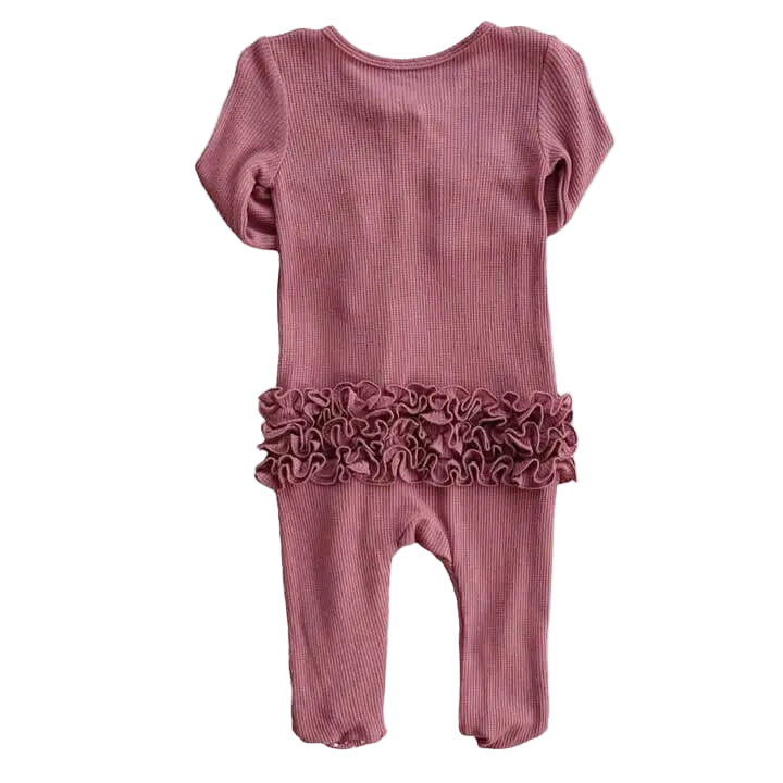 Boysenberry Zip Footie