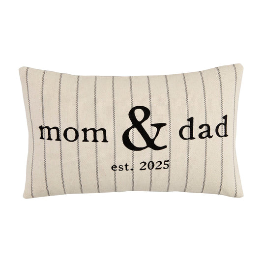Parent/Grandparent Established Pillow 2025