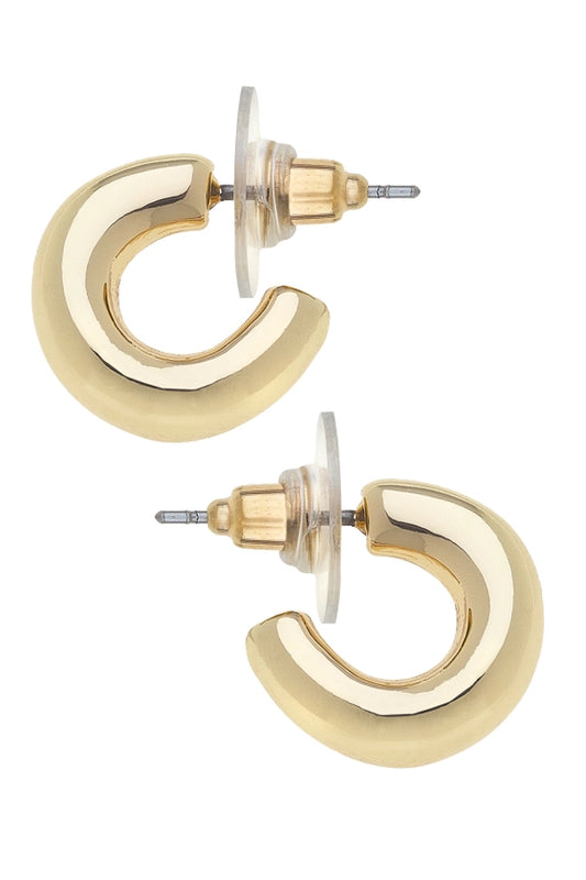 Coraline Hoop Huggie Earrings