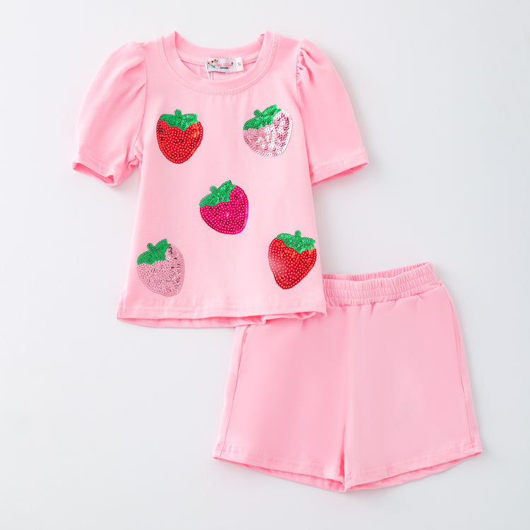 Strawberry Sequin Set