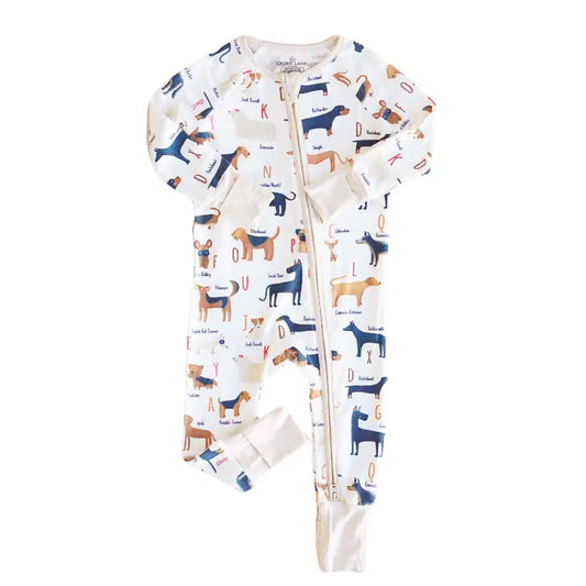 ABC Paw-ty Zip Footie