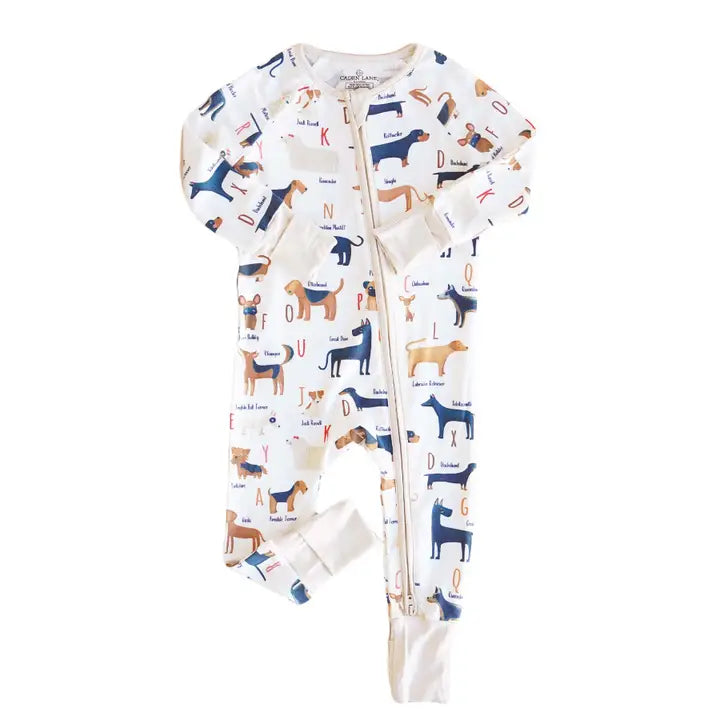 ABC Paw-ty Zip Footie