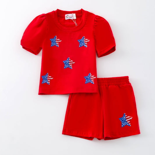 American Star Sequin Set