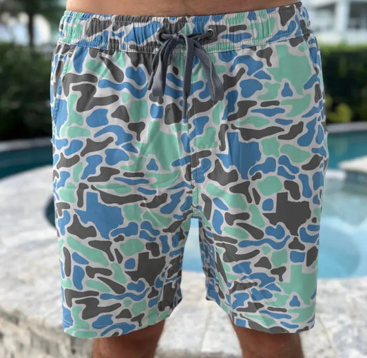 Texas Coastal Camo Athletic Shorts
