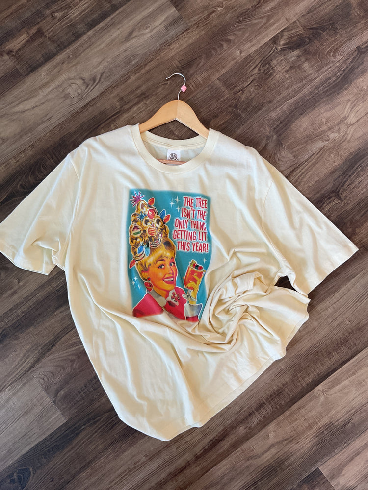 Tree Getting Lit Bling Tee