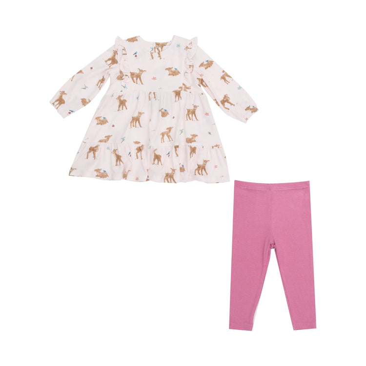 Soft Deer Ruffle Set