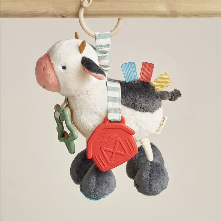 Itzy Cow Activity Plush